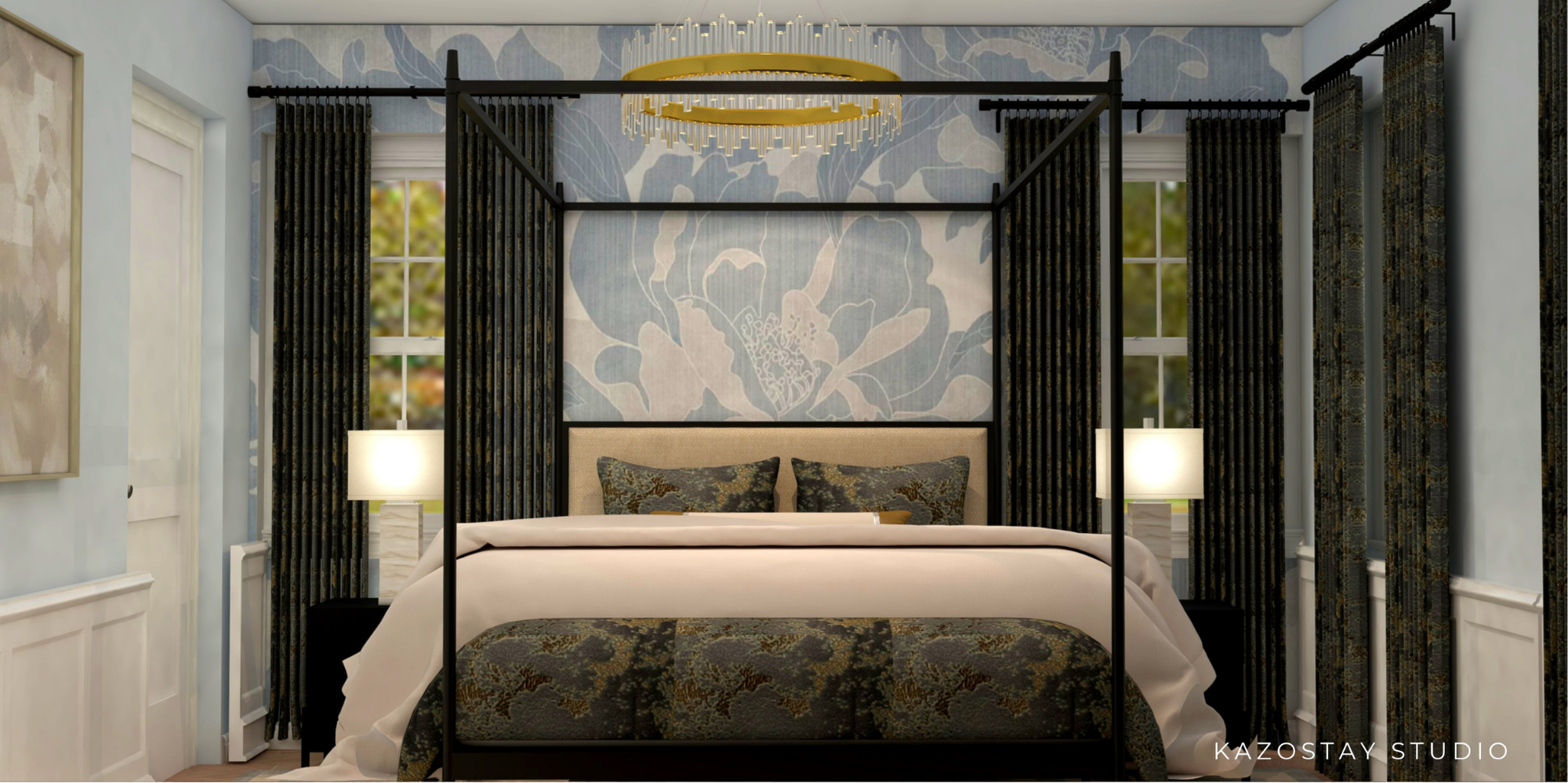 Blue Blossom Bedroom Kit