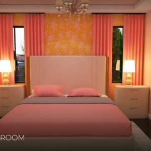 Peach Bedroom